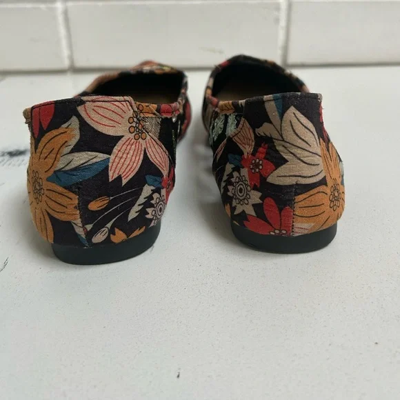 SHEIN Floral Pointed Toe Ballet Flats Cottagecore Balletcore EU 43 Size 10/11 - Picture 10 of 13